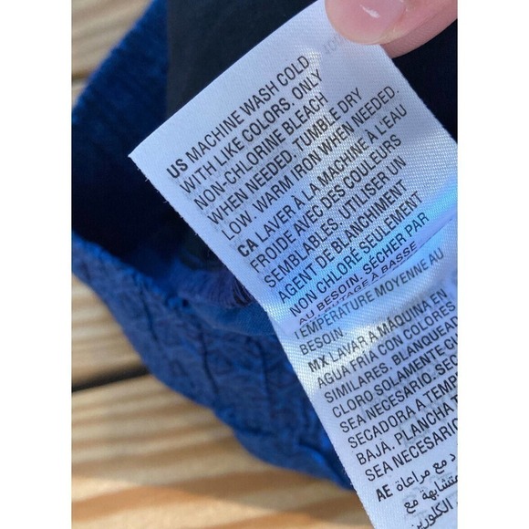 NWT Club Room Patterned Pajama Pants Size XXL Women’s Blue MSRP $30 - Picture 5 of 10